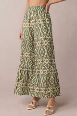 Bohemian Print High Waist Wide Leg Pants
