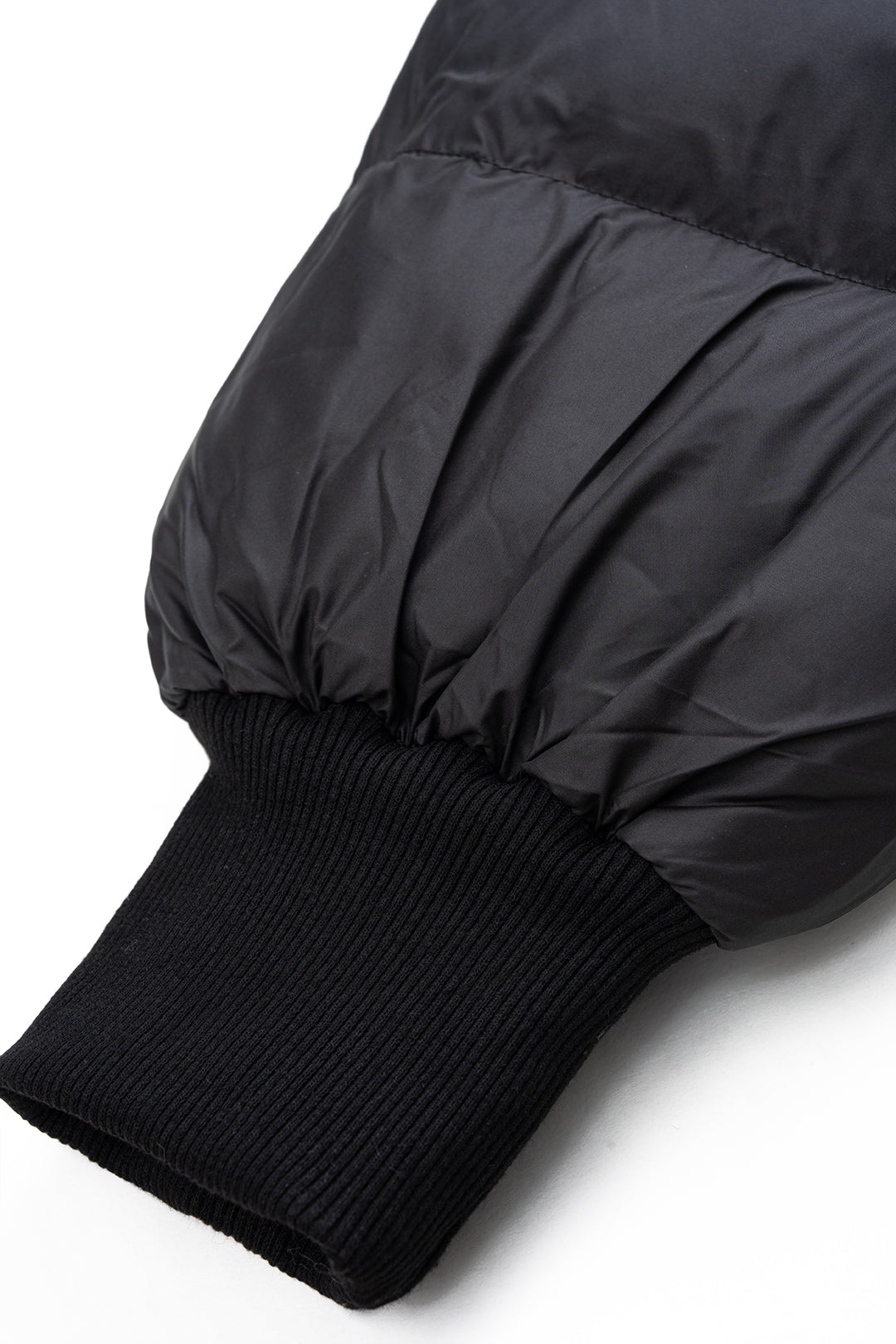 Demin Patchwork Zipper Puffer