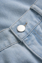 Denim Pocket Straight Leg Jeans