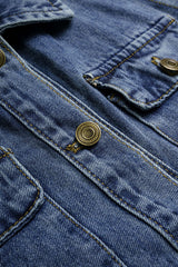 Denim Tie-Up Vests