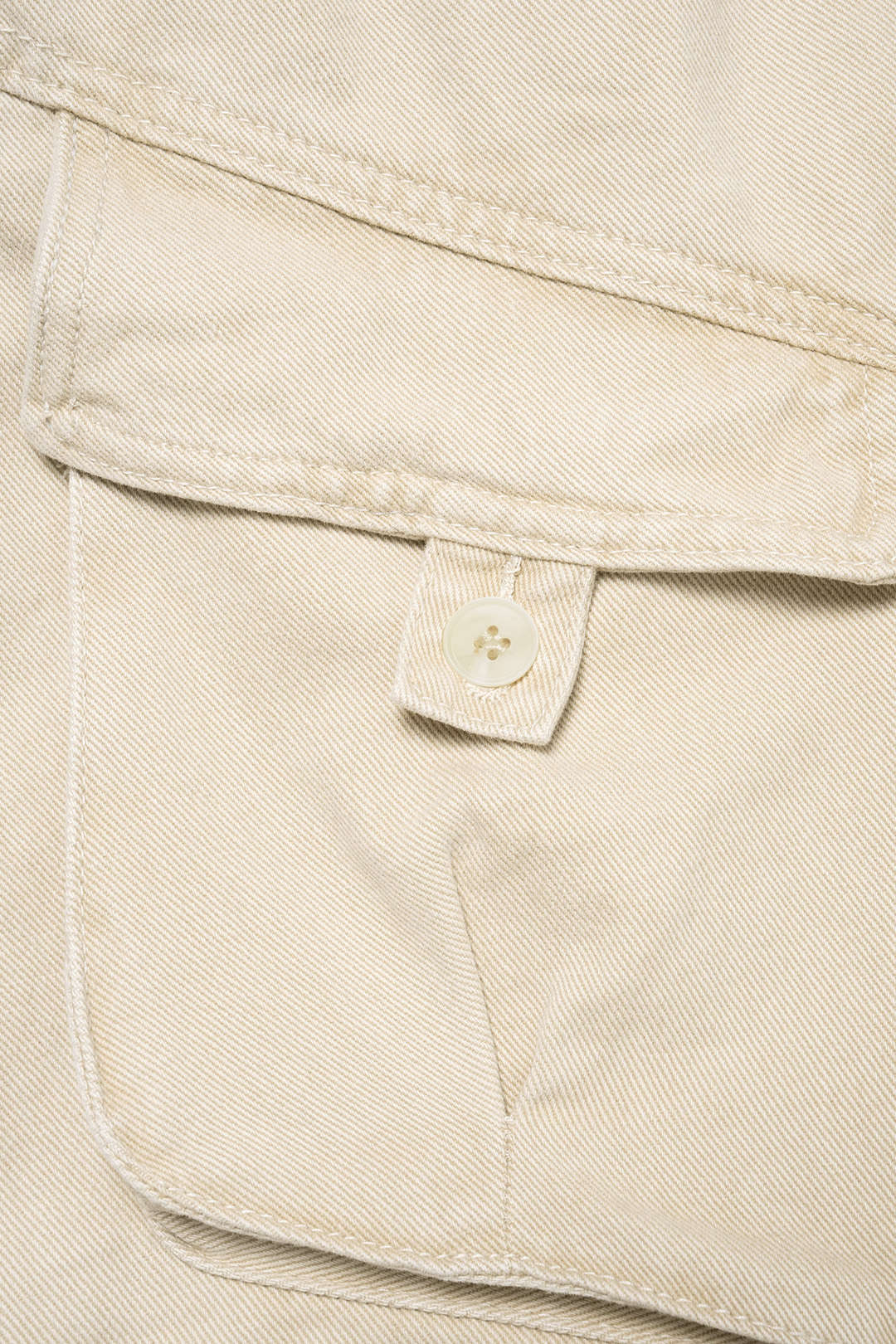 Denim Belted Pocket Shorts