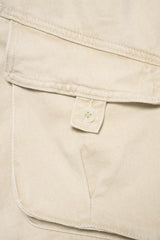 Denim Belted Pocket Shorts