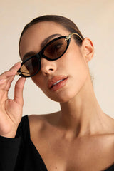 Alloy Cat Eye Sunglasses