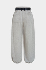 Belted Pocket Balloon Pants