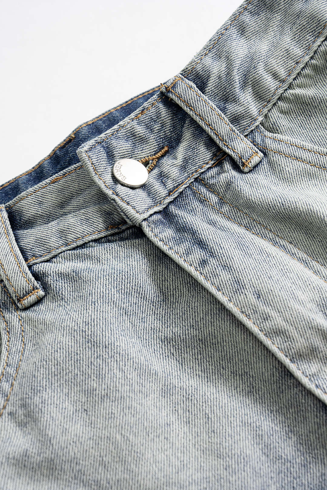 Denim Pocket Zipper Jeans