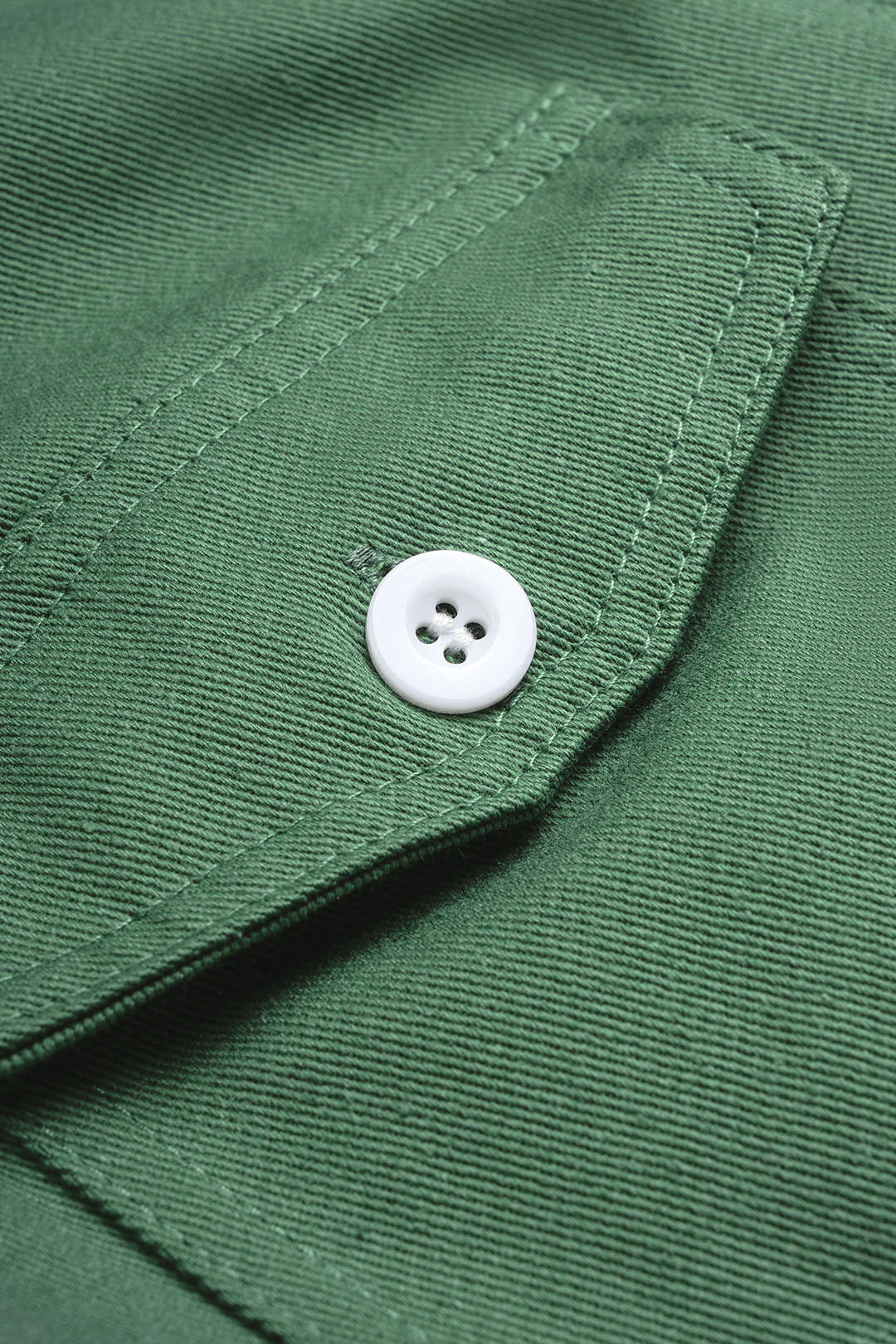 Button Pocket Sleeveless Mini Dress