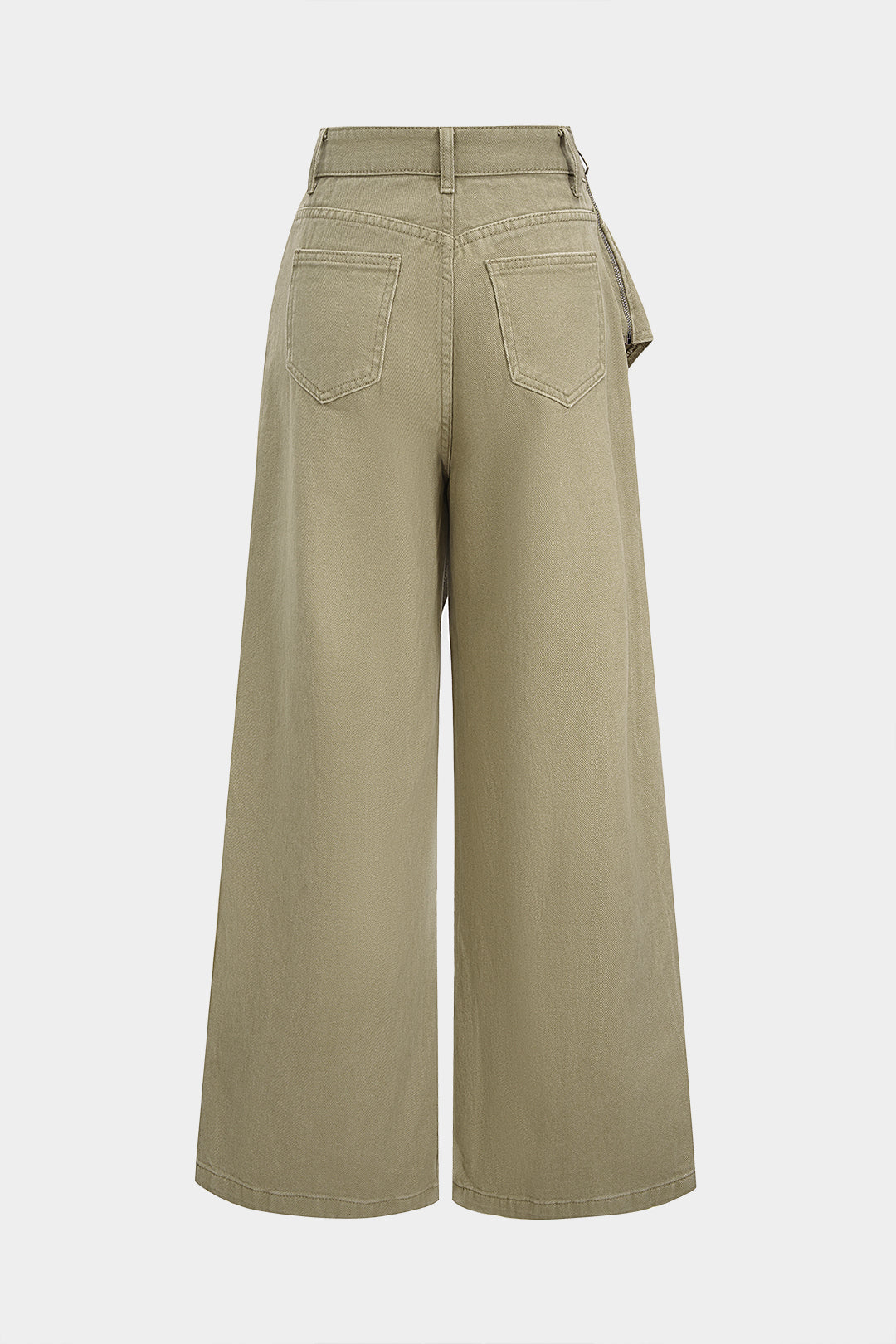 Denim Asymmetrical Jeans
