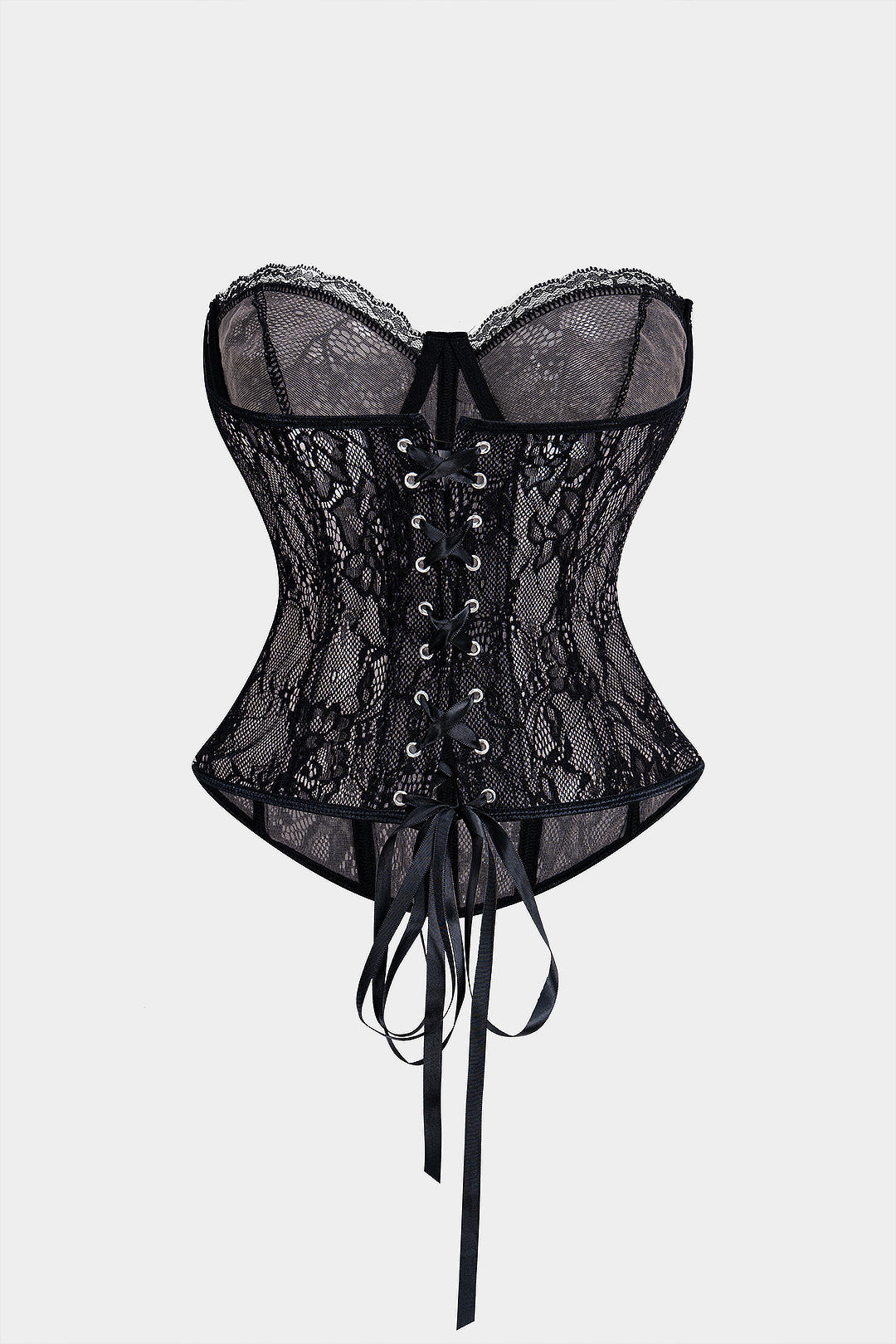 Bustier Backless Tie Corset Top