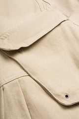 Denim Pocket Barrel Jeans
