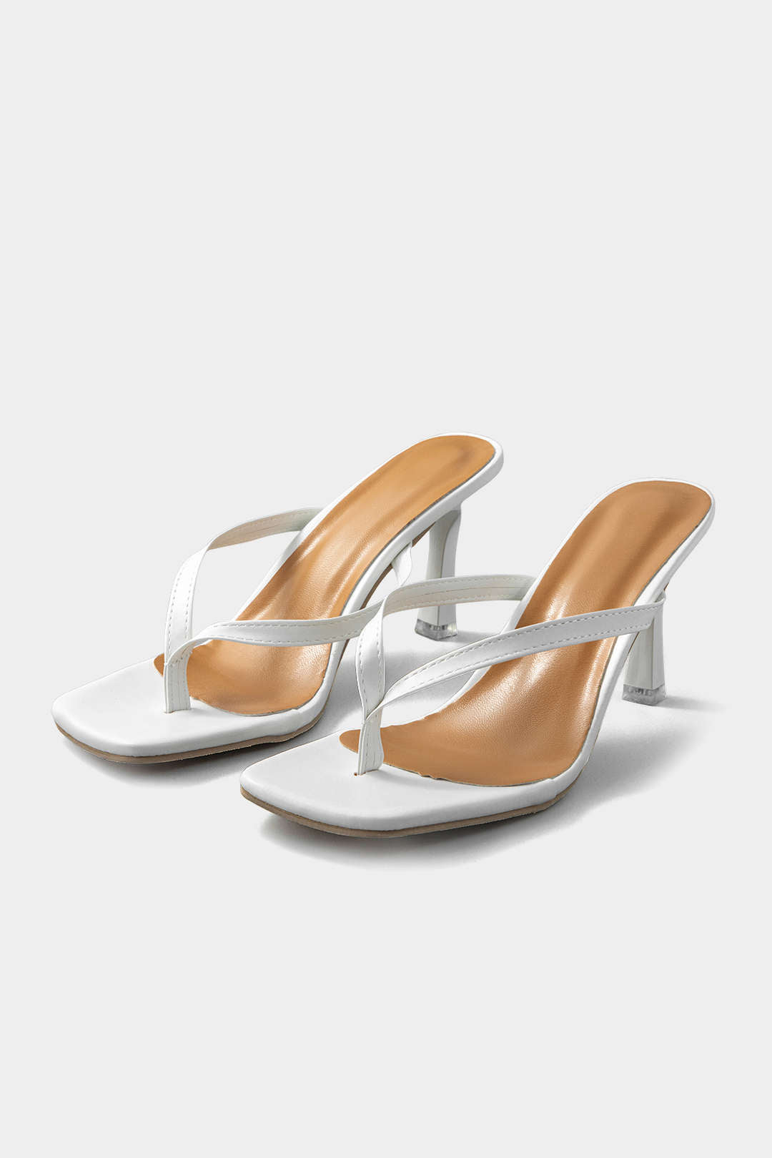 Basic Mid Heel Thong Sandals