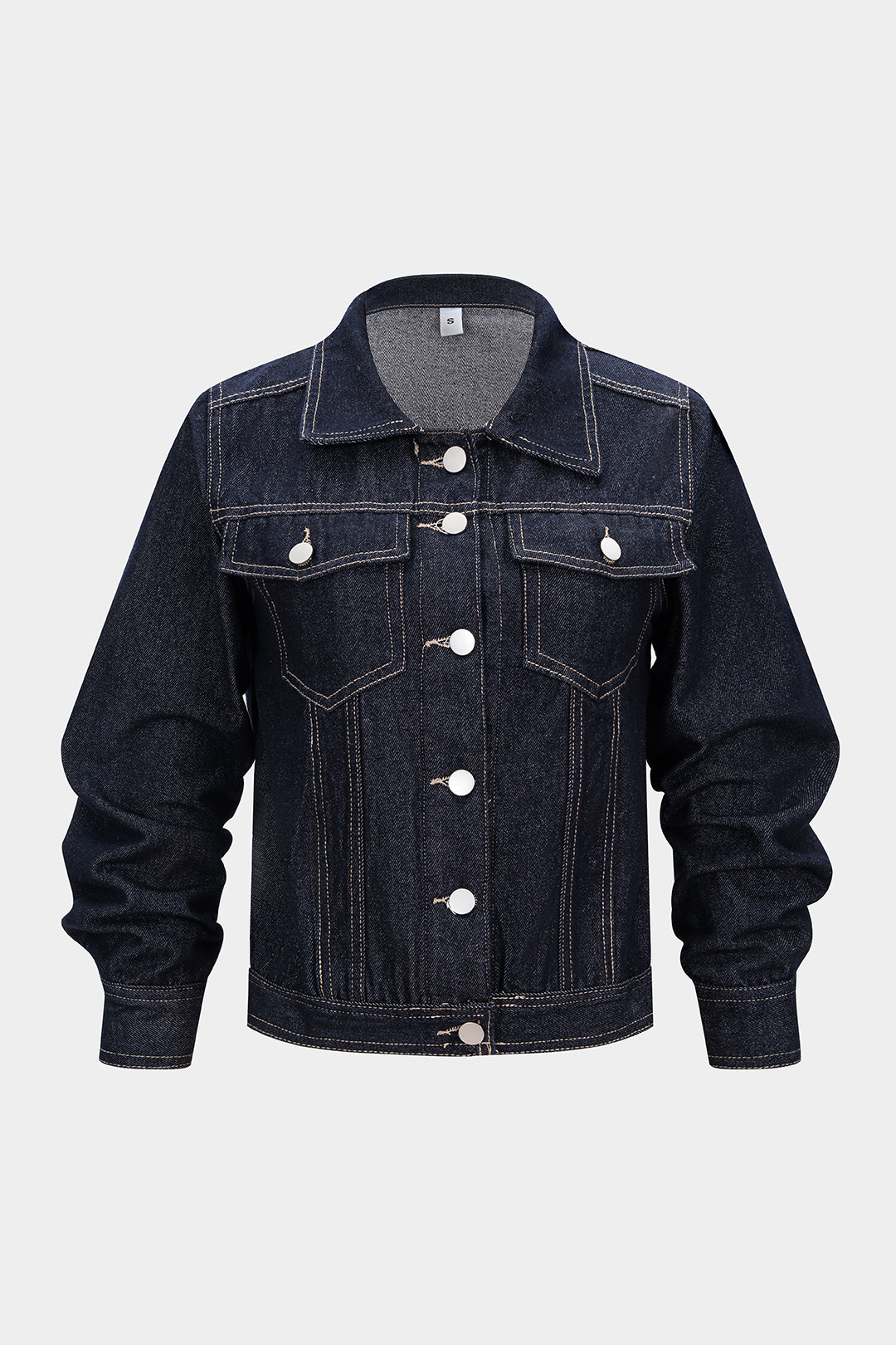 Denim Buttoned Pocket Outerwear