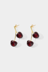 Cherry Alloy Earrings