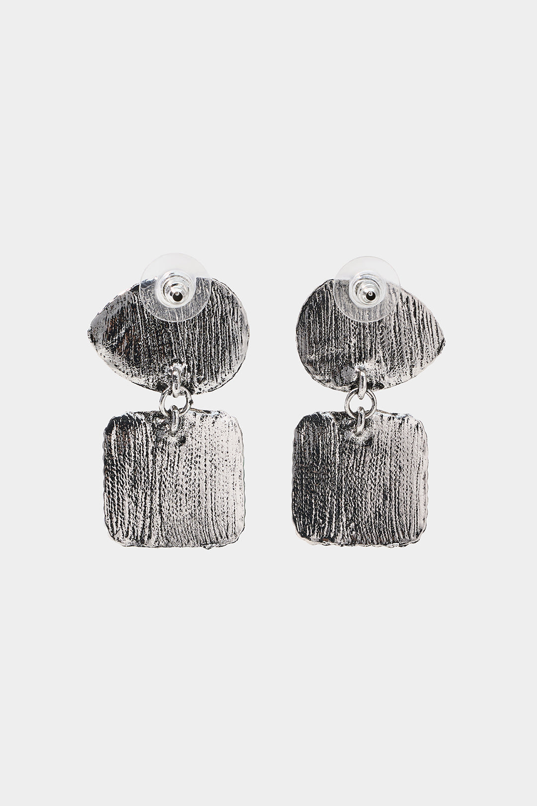 Alloy Geometric Zircon Earrings