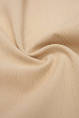 Contrast Binding Asymmetrical Knotted Skirt