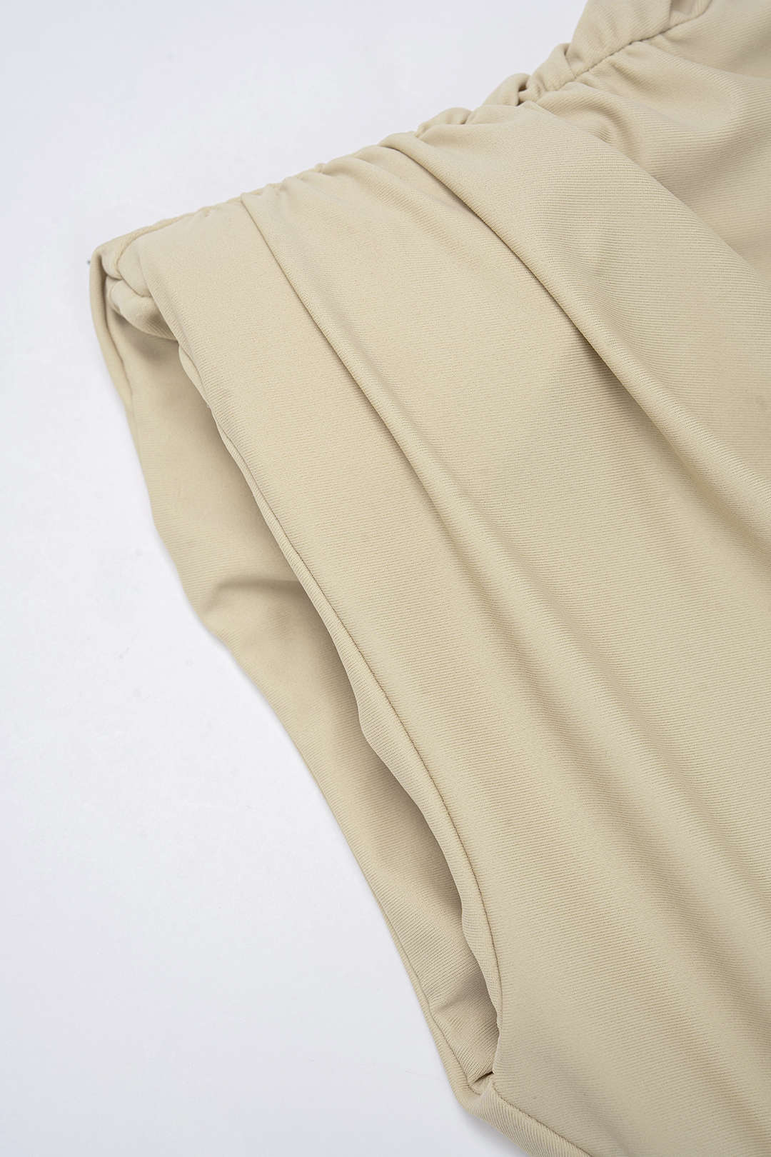Belted Tie Back Shoulder Pads Sleeveless Mini Dress
