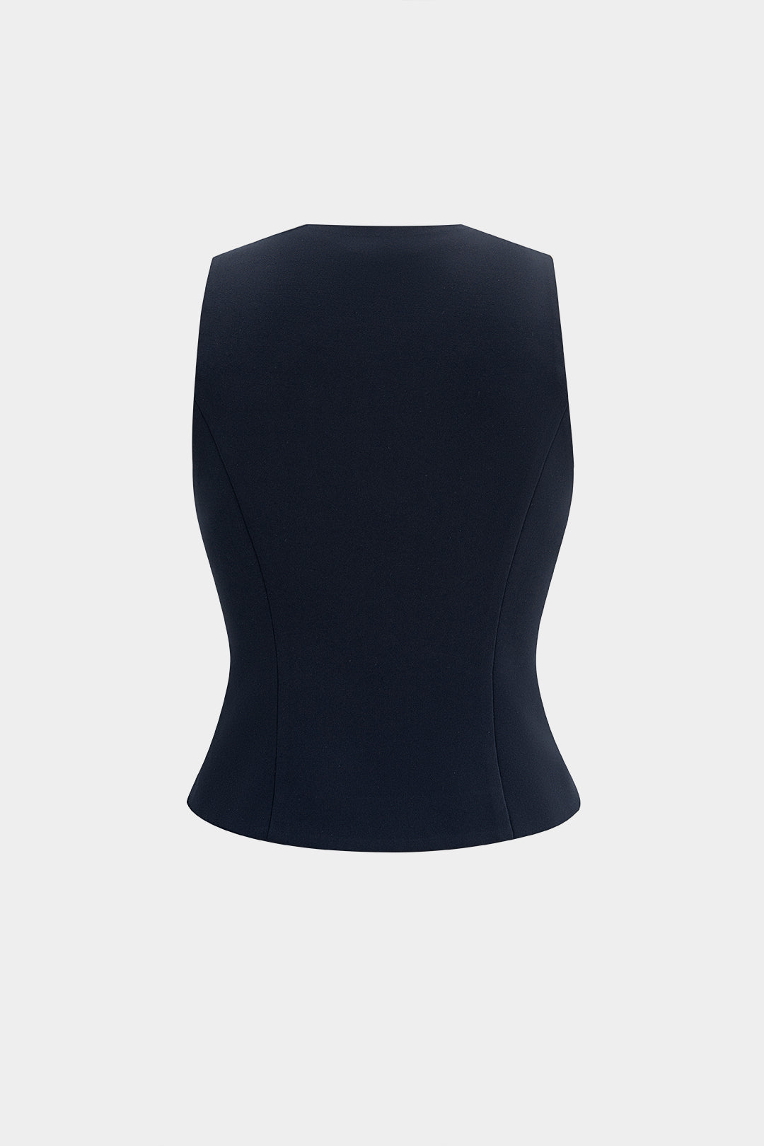 Deep V-Neck Buckle Tank Top
