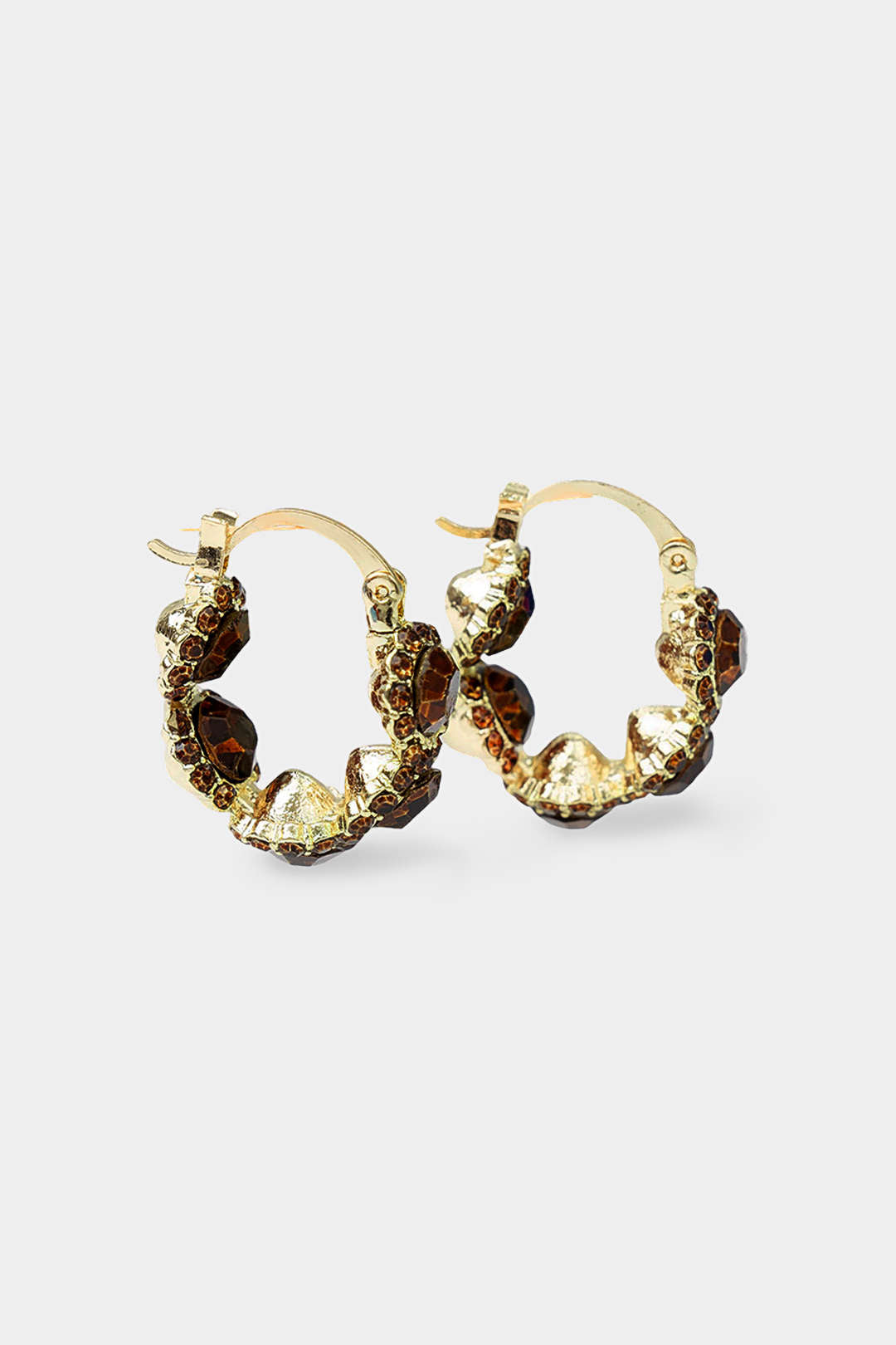 Crystal Hoop Earrings