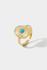 Alloy Turquoise Ring