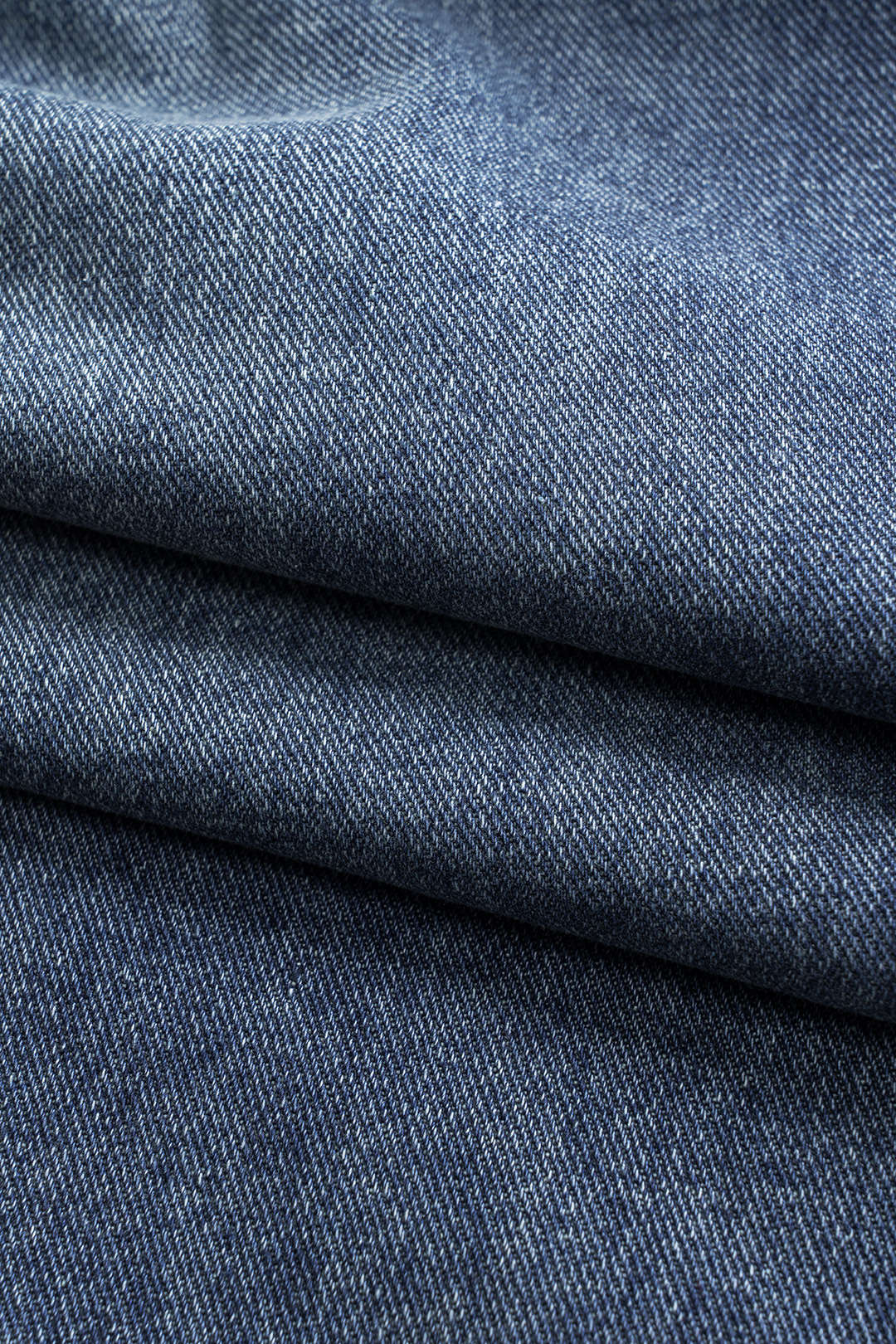 Denim Asymmetrical High Waist Straight Leg Jeans