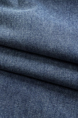 Denim Asymmetrical High Waist Straight Leg Jeans