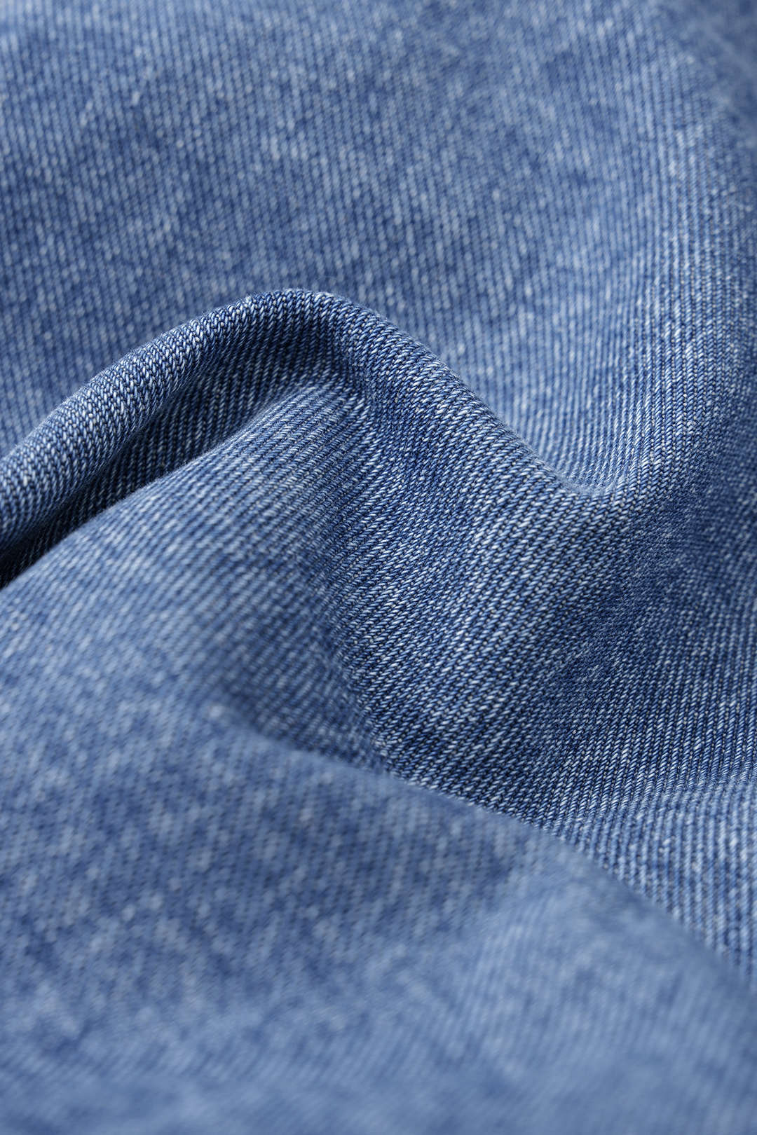 Denim Asymmetrical Pocket Shorts
