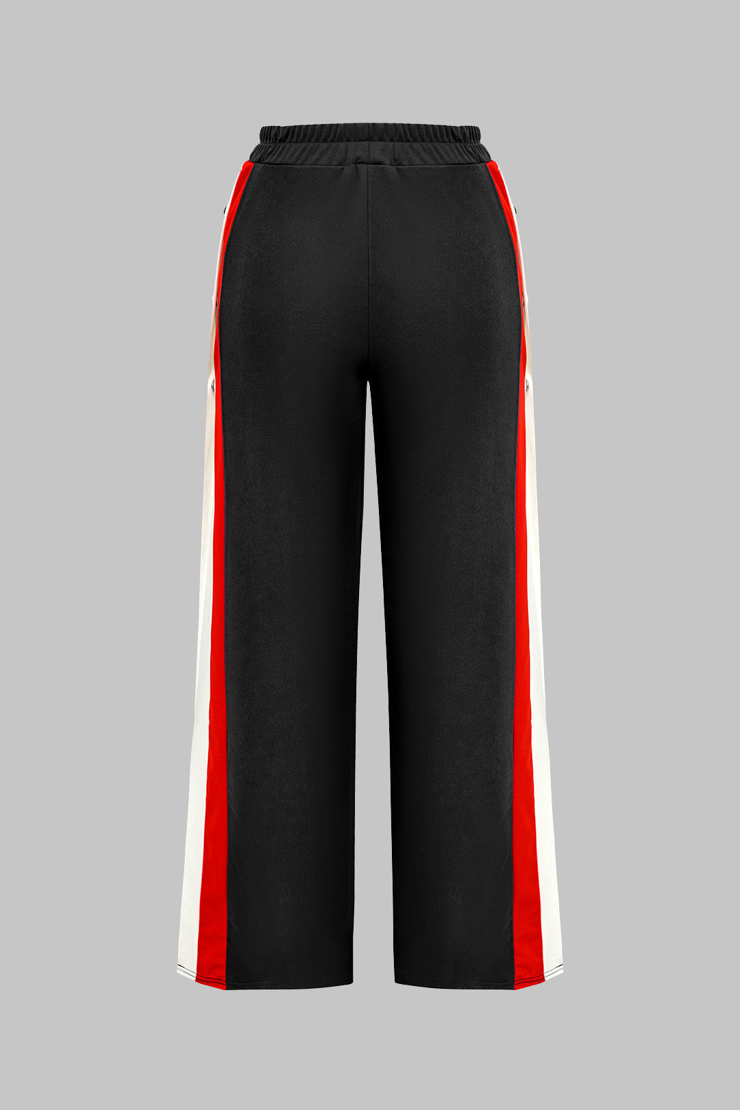 Color Block Wide Leg Trousers