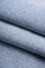 Denim Metallic Decor Wide Leg Jeans