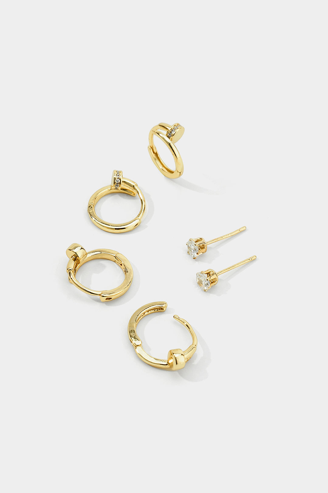 Alloy Round Rhinestone Earrings
