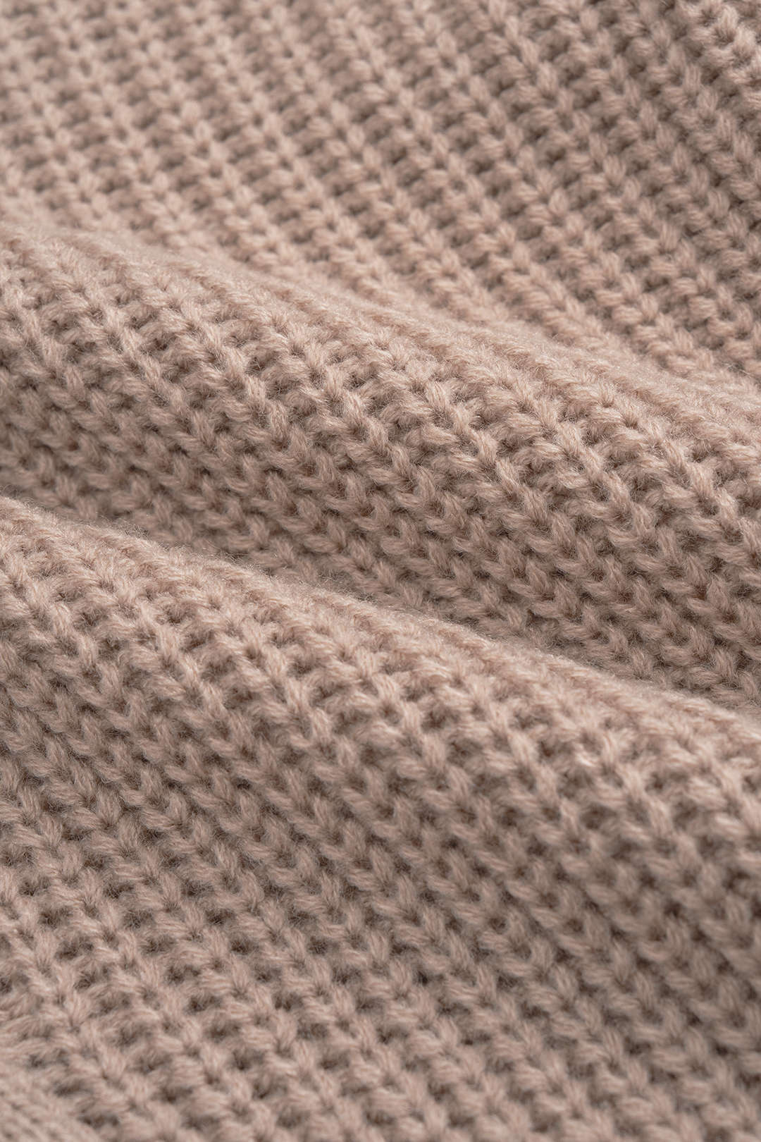 Cable Knit Patchwork Long-Sleeve Top