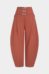 Beaded High Waist Wide Leg Pants