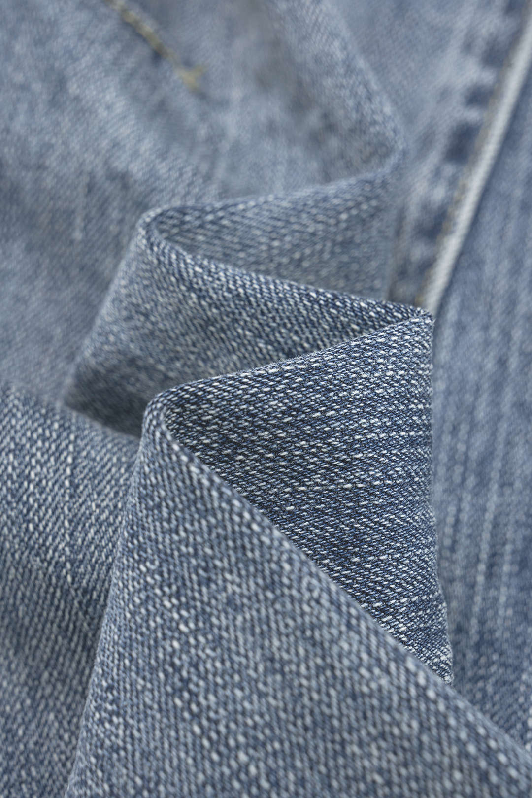 Denim Patchwork Plaid Barrel Jeans