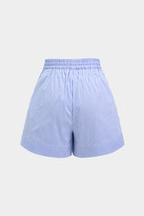 Asymmetrical Embroidery Rhinestone Tie-Up Wide Leg Shorts