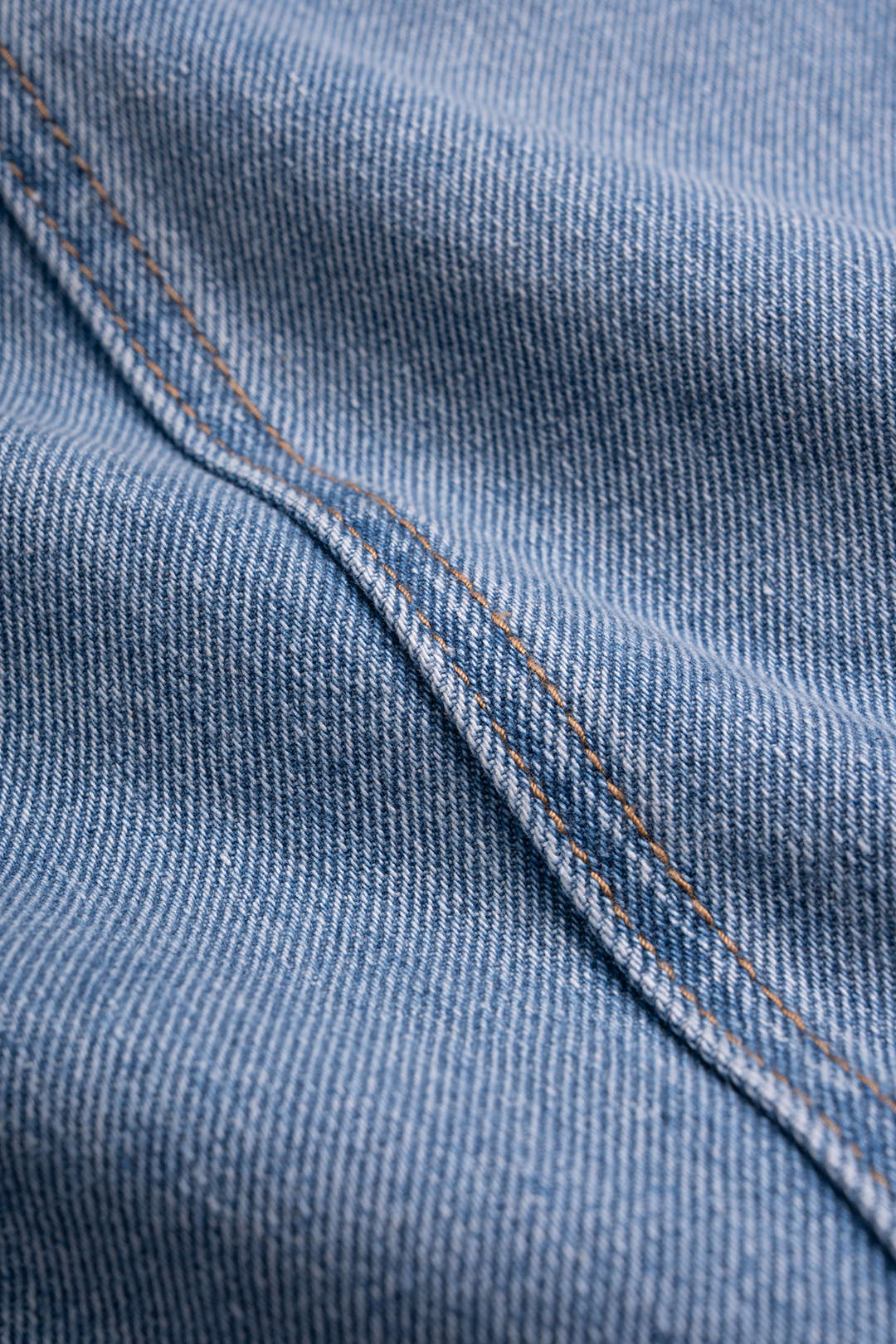 Denim Lapel Button Vest