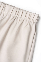 Contrast Binding Ruched Cami Top And High Waist Wide Leg Pants
