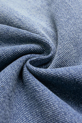 Denim Patchwork Wide Leg Jeans