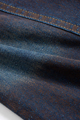 Denim Button Shoulder Pads Outerwear