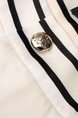 Artistic Print Satin Shorts