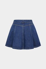 Denim High Waist Skirt