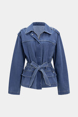 Denim Belted Outerwear