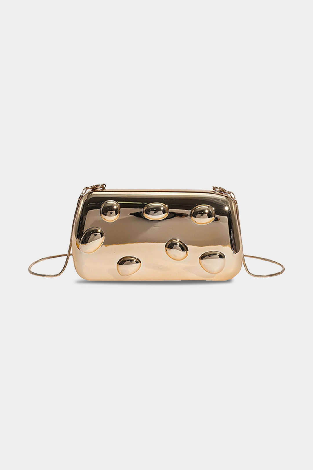 Alloy Irregular Cross-Body Bag