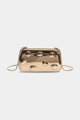 Alloy Irregular Cross-Body Bag
