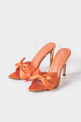 Bowtie Slingback High Heels