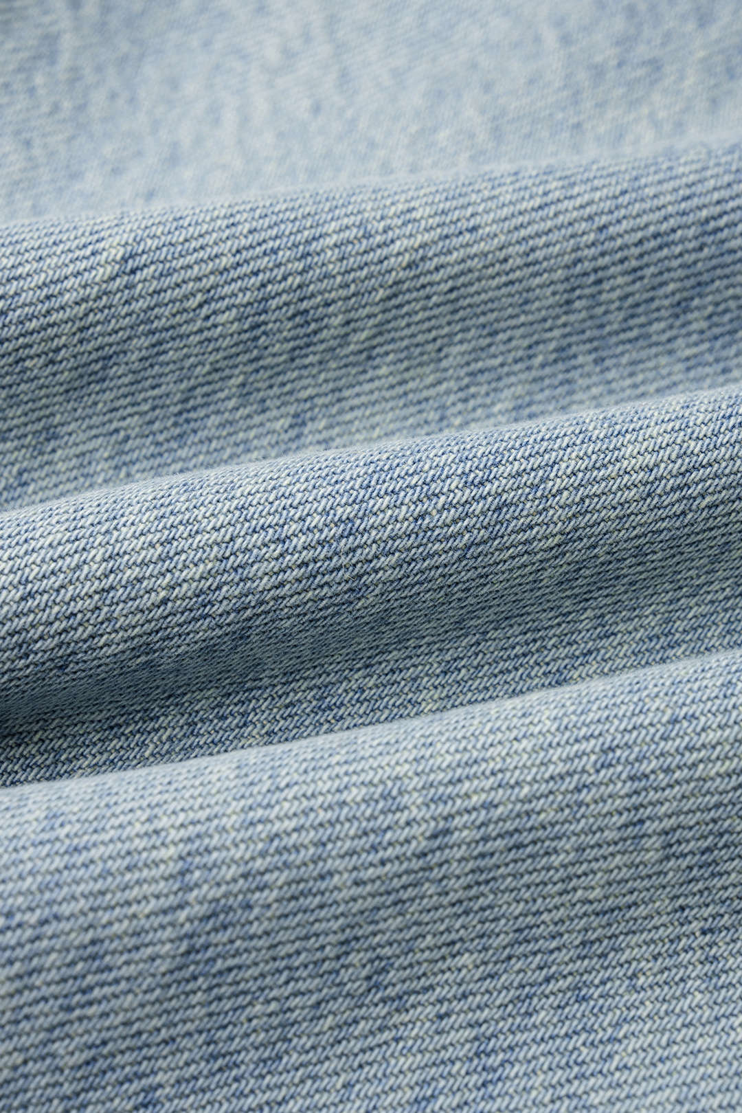 Denim Feather Pearls Decor Wide Leg Jeans