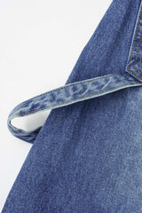 Denim Pocket Barrel Jeans