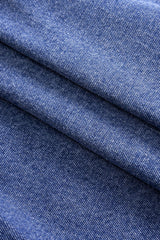 Denim Asymmetrical Pocket Frayed Skirt
