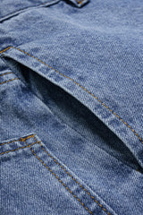 Denim Pocket Wide Leg Jens