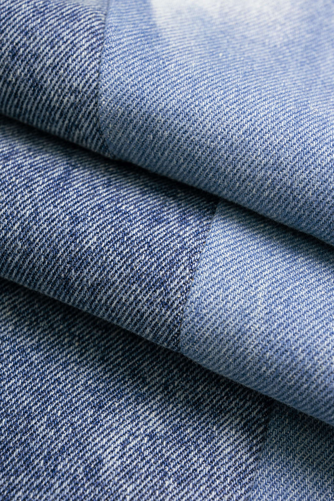 Denim Contrast Ruched Barrel Jeans
