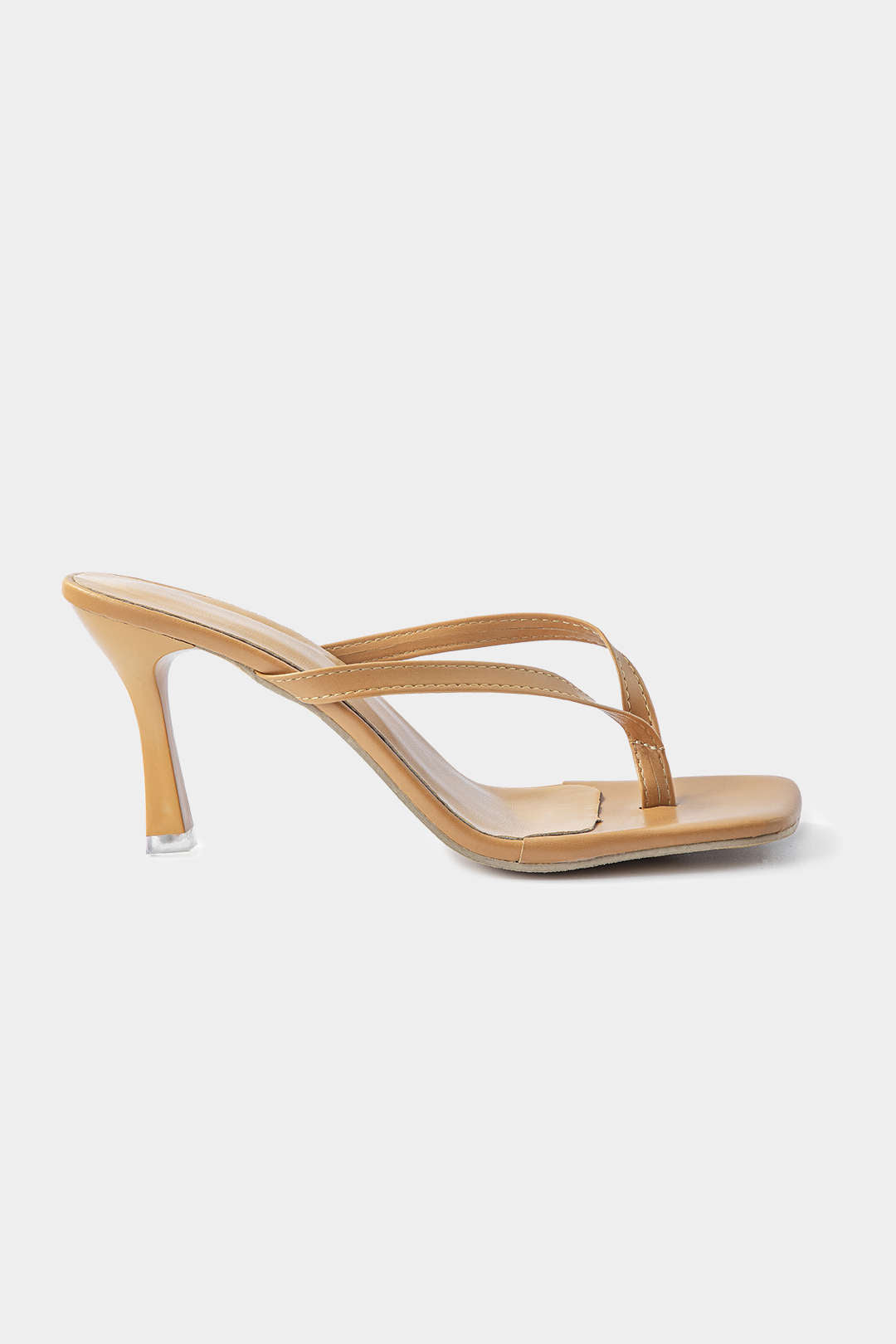 Basic Mid Heel Thong Sandals