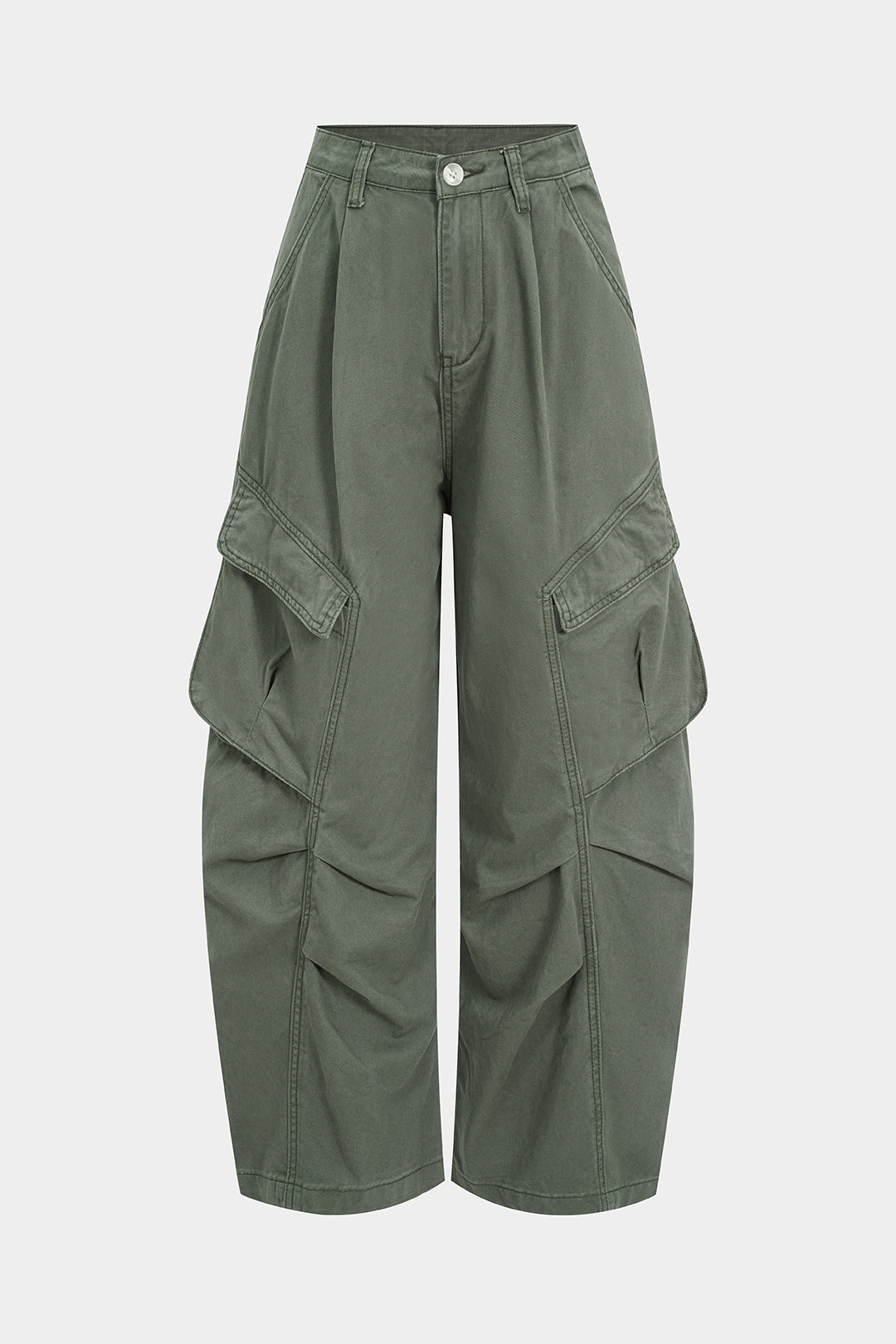 Denim Ruched Pocket Jeans