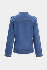 Denim Button Pocket Outerwear